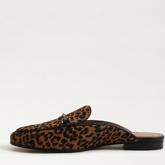 Sam Edelman Linnie Bit Mule Animal Print Real Calf Hair Leather Loafers Sz 6 1/2 - Picture 5 of 8